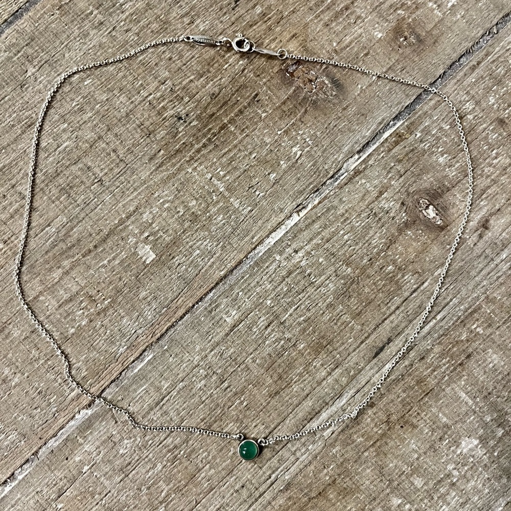 Tiffany & Co Elsa Peretti Color by the Yard Green Aventurine necklace